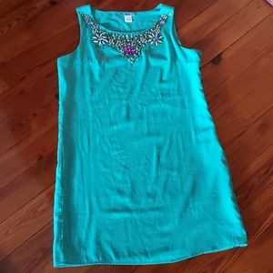 Pim & Larkin teal colored dress